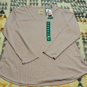 NWT Waffle Knit Top